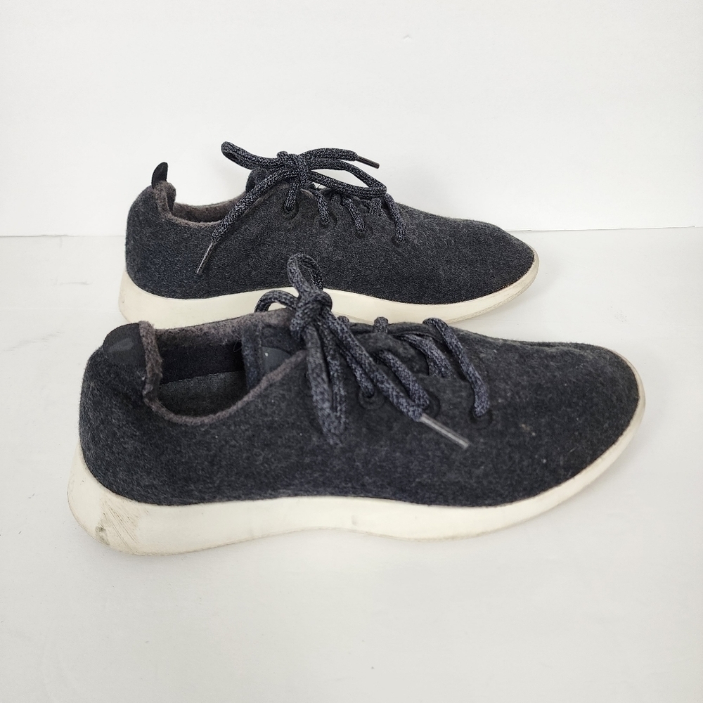allbirds wool runners, gray, size 8 - Picture 3 of 6